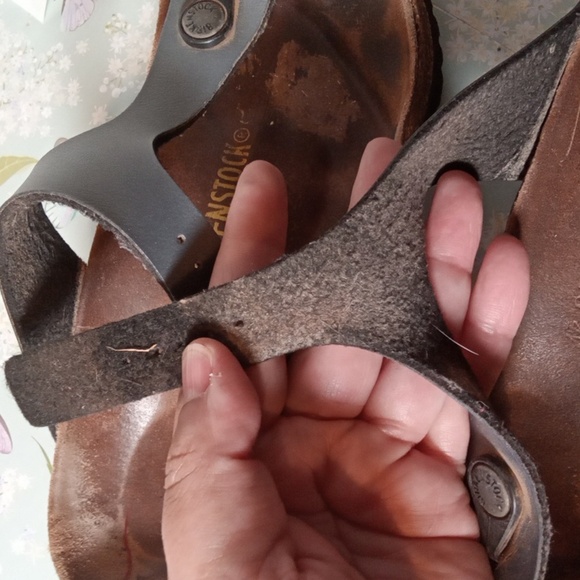 Birkenstock Gizeh Onynx Buckle Flip Flop Flats Sandals Womens 36 - Picture 9 of 11